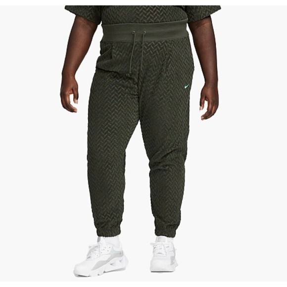 Nike Women's Size 1X Everyday Modern High-Waisted Joggers Sequoia Green $75 NWT - Picture 1 of 15